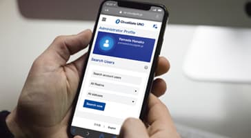 Dedicated Mobile Admin Screen - CloudGateUno