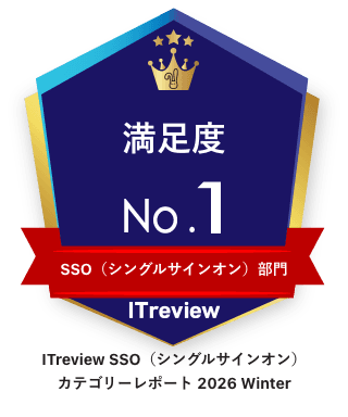 クラウド型SSO シェアNo.1(ITリサーチ調べ)