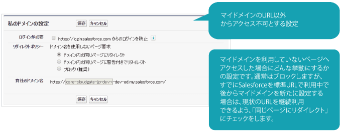 Salesforceの「マイドメイン機能」とはなんですか?