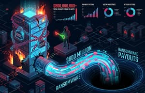 2025年のランサムウェア身代金支払額、8億ドルを突破 | ISRセキュリティニュース編集局