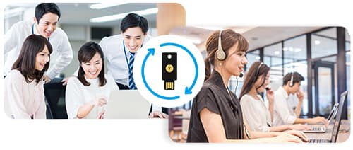 Enterprise companies and call centers utilizing YubiKey