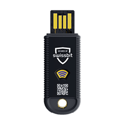 Photo of iShield Key security key from Swiss manufacturer Swissbit