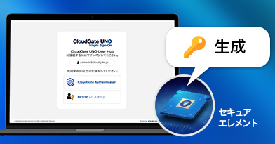 証明書は端末の安全な領域に保管 <br/>不正コピーやエクスポートのリスクを格段に軽減