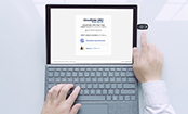 パスワードレス認証とは : パスワード認証 (Do action on your laptop or device with fingerprint or biometric authentication) - Step 2
